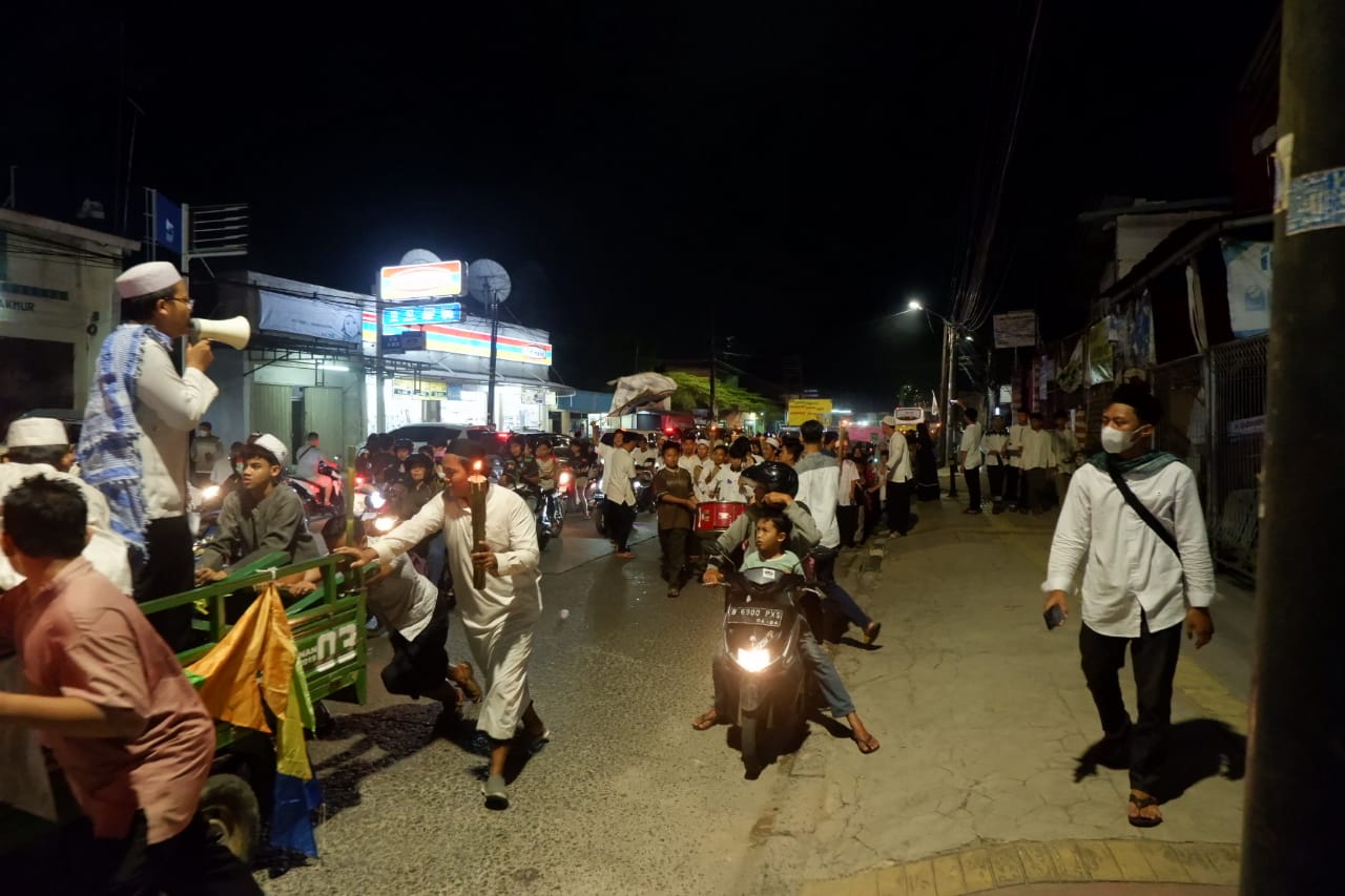 Pawai Obor Menyambut Bulan Suci Ramadhan Ke 1444 H Di Tuguh Selatan